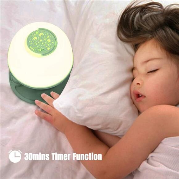 Toddler Night Light Lamp, Dimmable LED Bedside Lamp with Star - Picture 12 of 14
